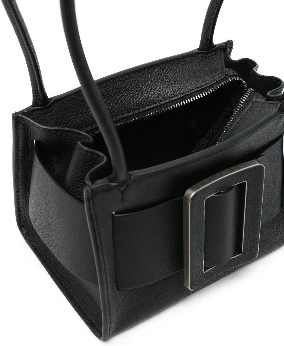 BOBBY 18 SOFT LEATHER HANDBAG - BLACK