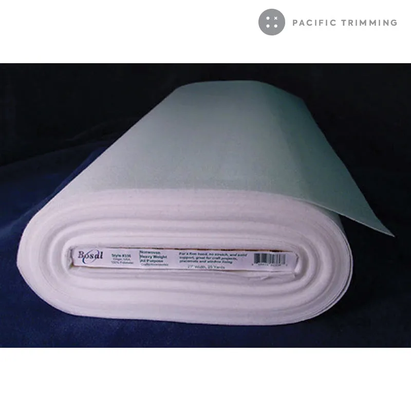 Bosal Craf Tex LITE Sew In Non Woven Medium Weight Stabilizer 27" White #336