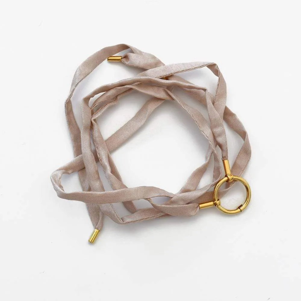 Bracelet attache charms - Beige