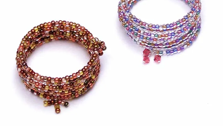 Different Ways to Embellish Memory Wire Bracelets