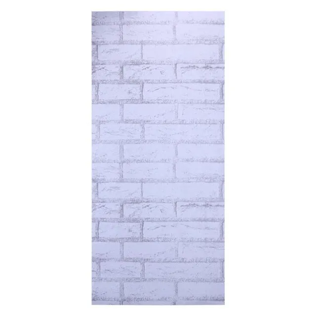 DIY Self Adhesive 3D Wall Stickers Brick Pattern Wallpaper for Kids Bedroom Home Living Room Decor Decorative Stickers 45x100cm