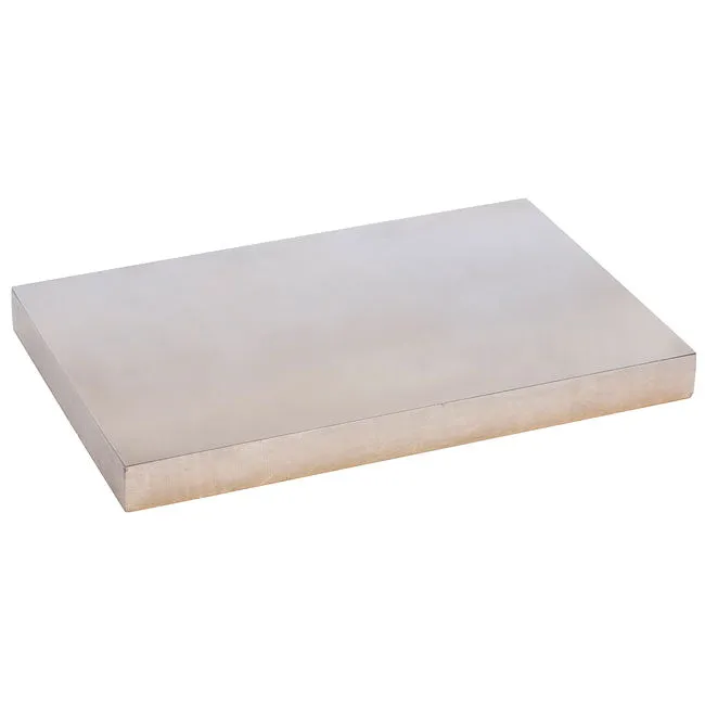 Eurotool Hardened Steel Rectangle Bench Block 6x4 Inches (1 Piece)