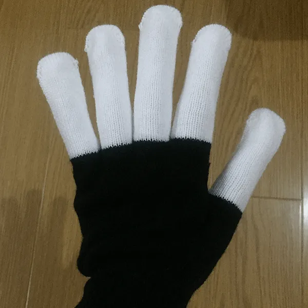 Full Finger LED Rave Gloves - Five Pack Discount