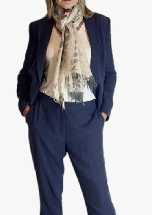 Heavy Felted Scarf -Hand Tie Dyed Grey SOLD OUT