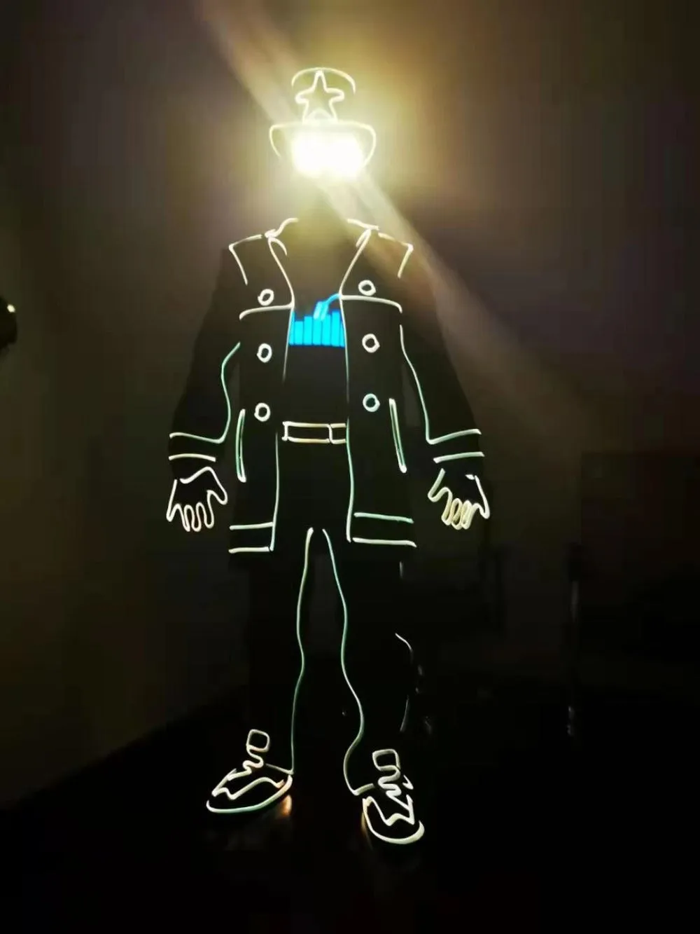Light up suit LED costume