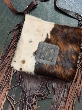 Medium Crossbody Kelsey, Tri-HOH Brown Patch