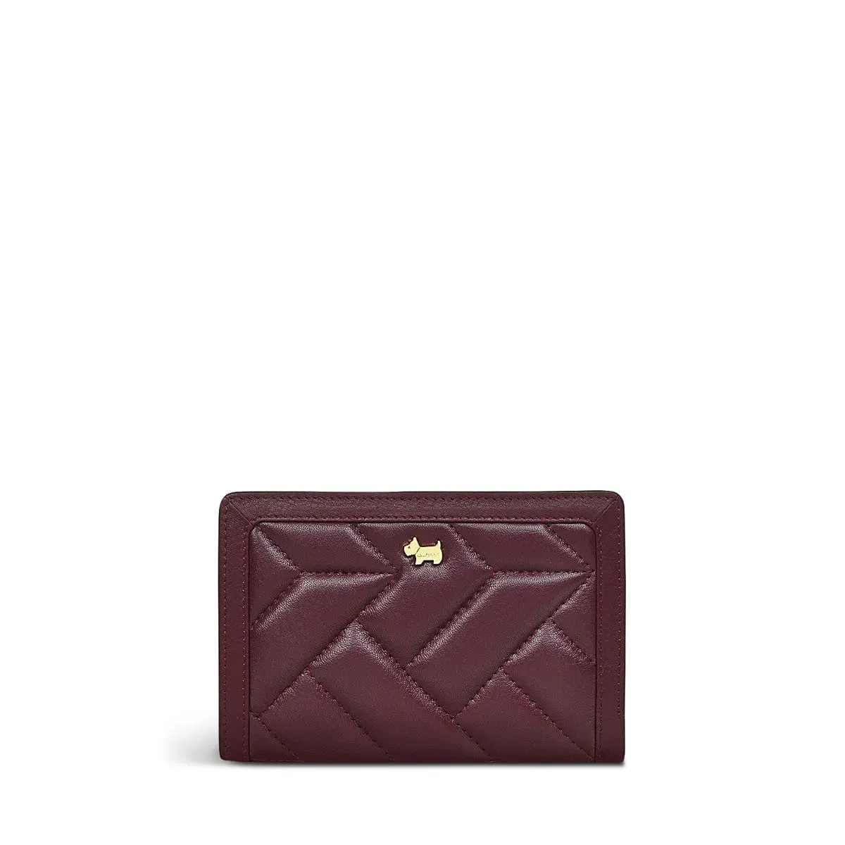 Radley Wood Street Medium Zip-Top Wallet ZipTop Purse in Dark Cherry