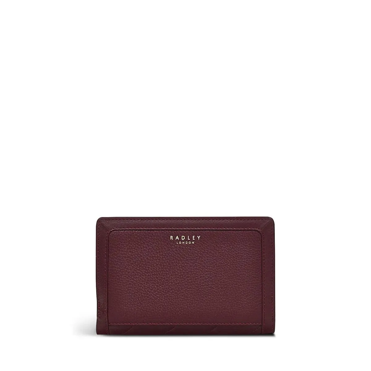 Radley Wood Street Medium Zip-Top Wallet ZipTop Purse in Dark Cherry