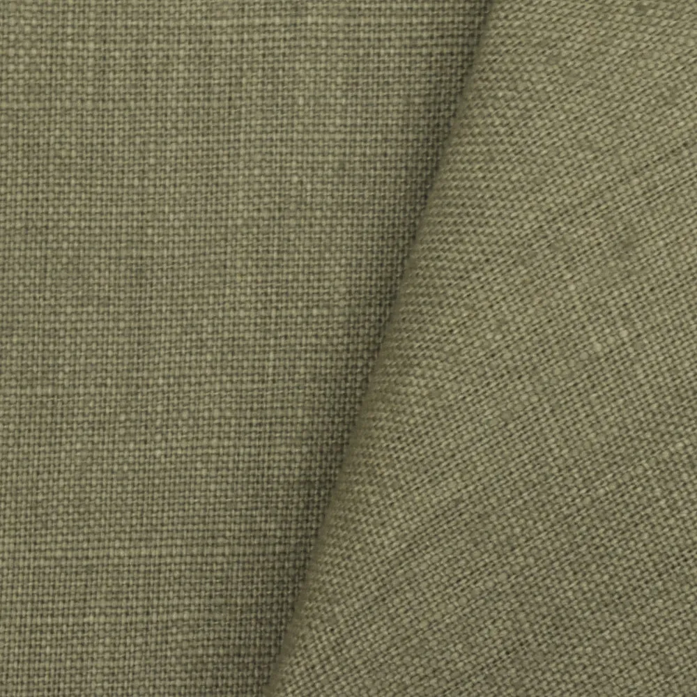Sage Green Solid Slub Linen Home Decorating Fabric
