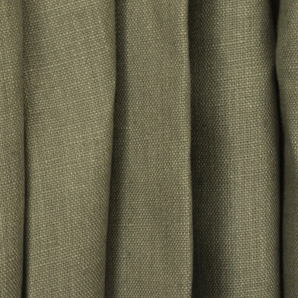 Sage Green Solid Slub Linen Home Decorating Fabric