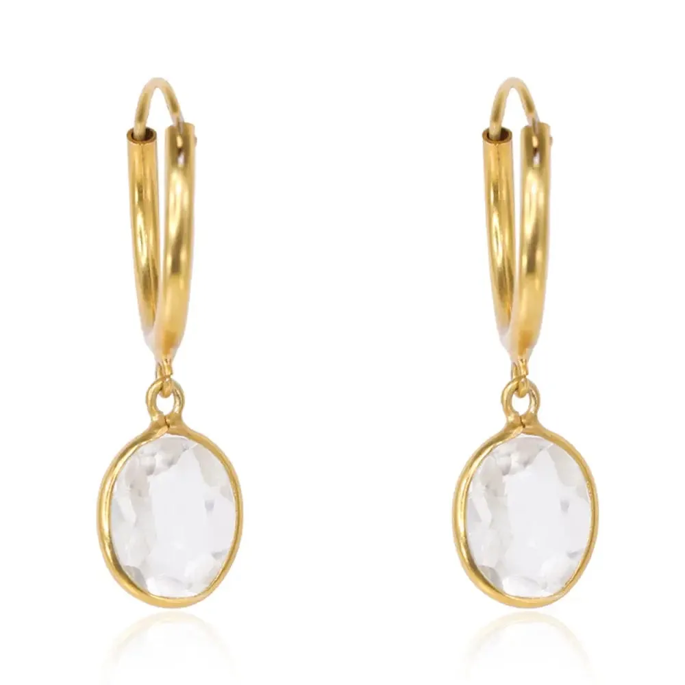 Silver 92.5 Polki Earring