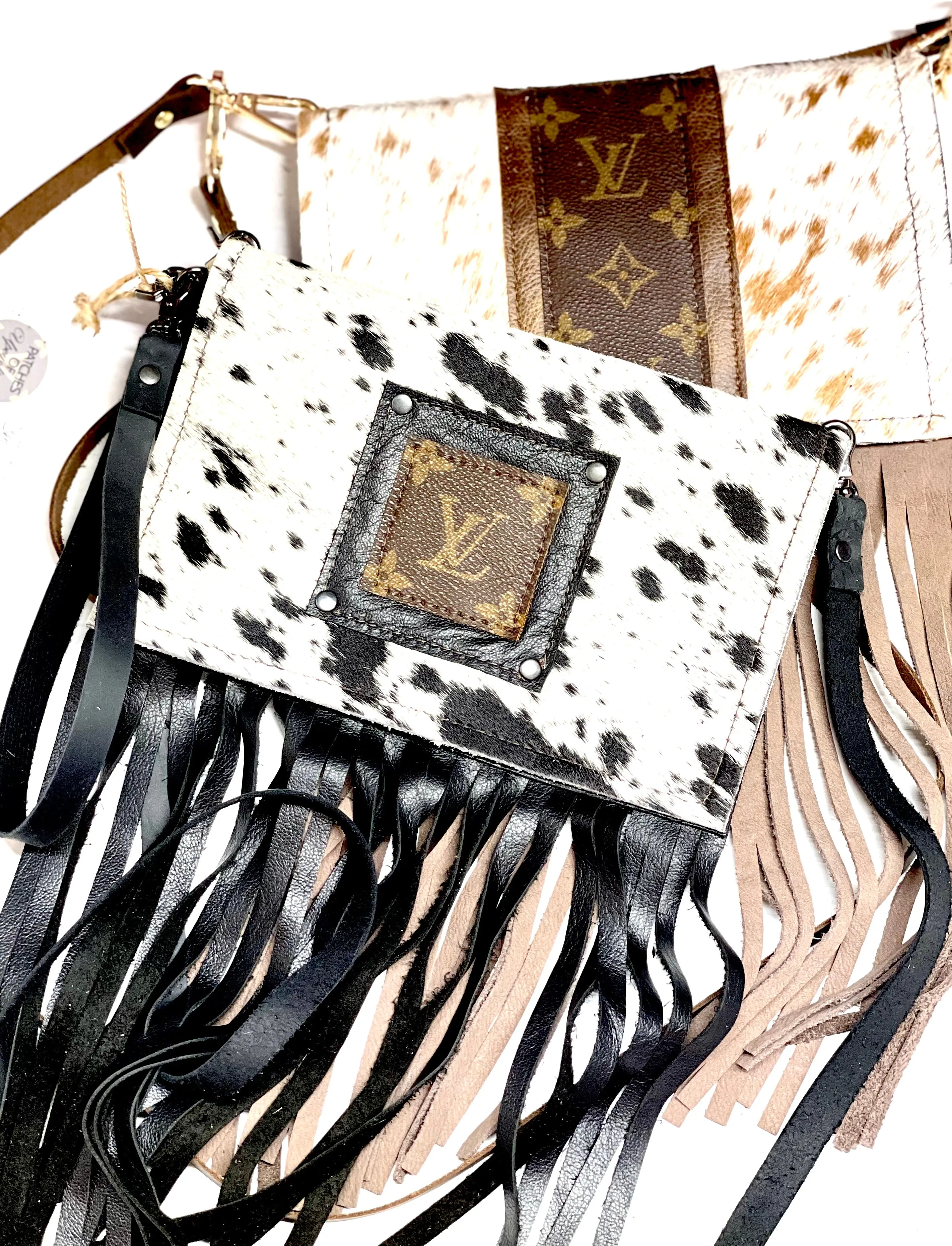 Small Crossbody, Keisha Black Patch Hardware
