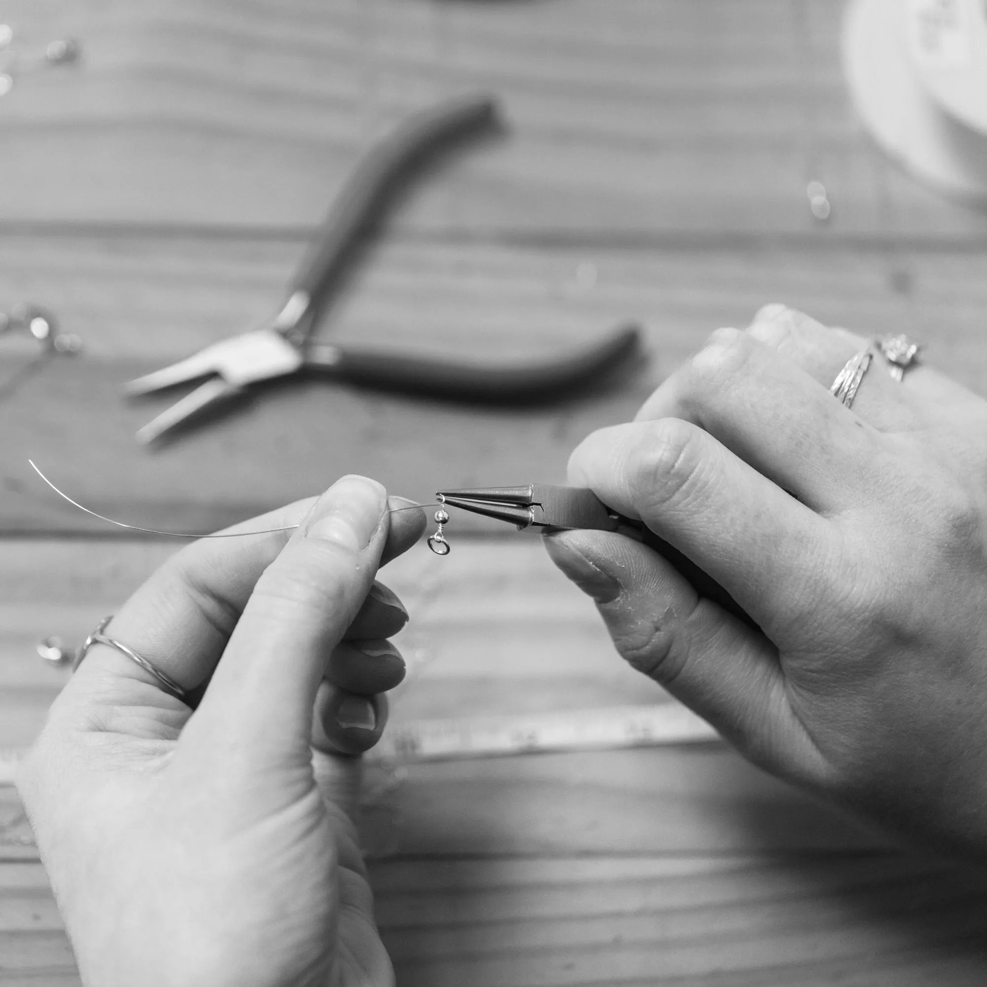 Vine wedding earrings - 'Eliza'