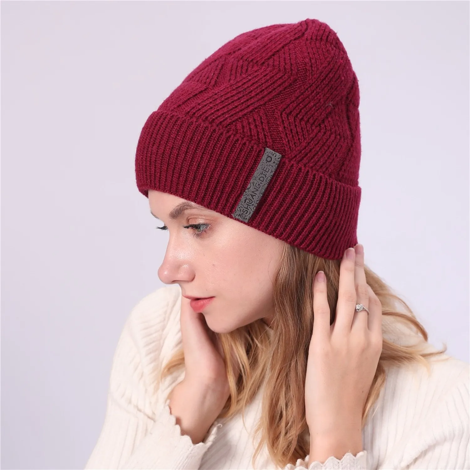 Women's Winter Thick Warm Woolen Hat