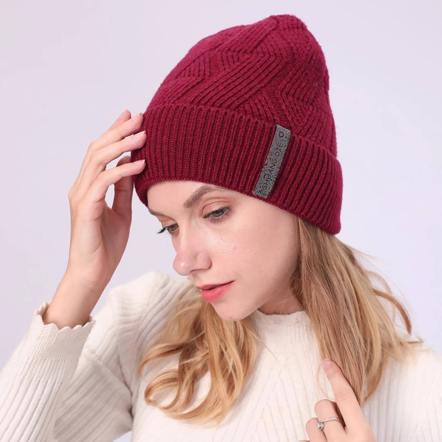 Women's Winter Thick Warm Woolen Hat
